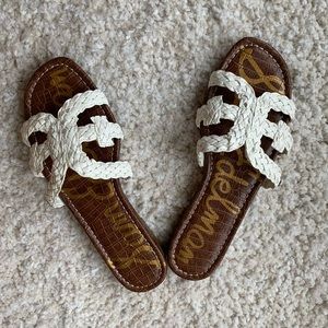 Sam Edelman Bay Slide Sandals - Braided Leather